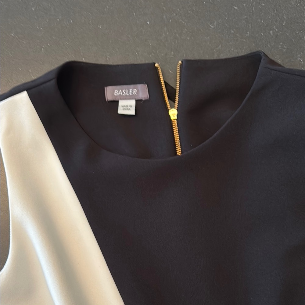 Basler Black and White Dress